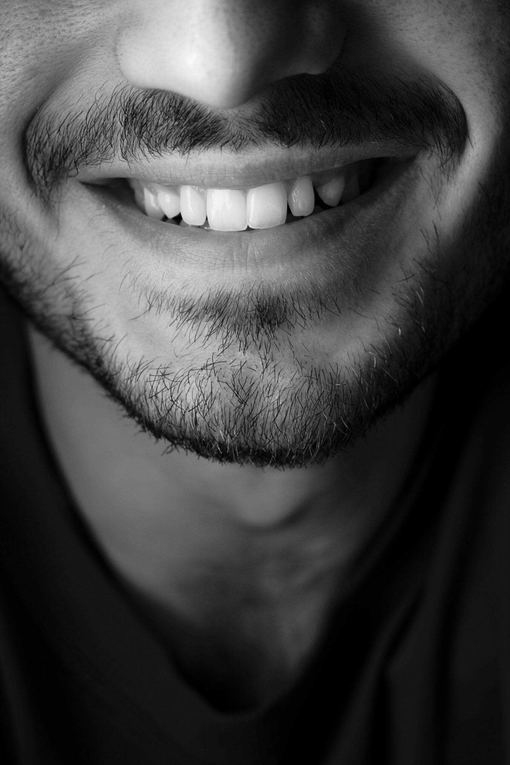 man smiling