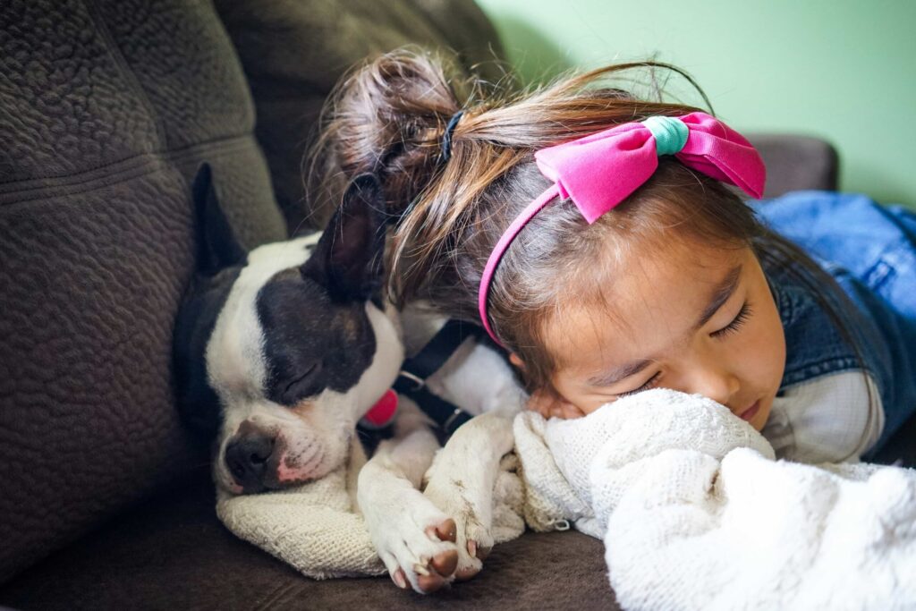 kid sleeping with mouth tape