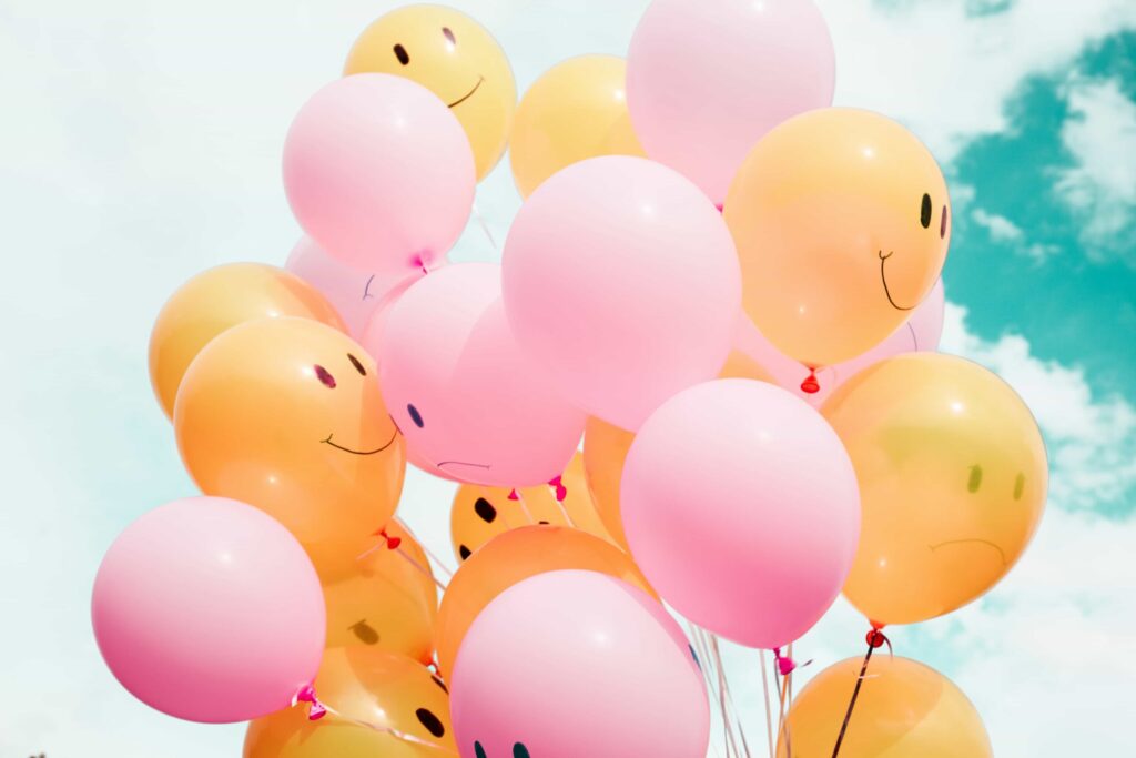 smiley ballons